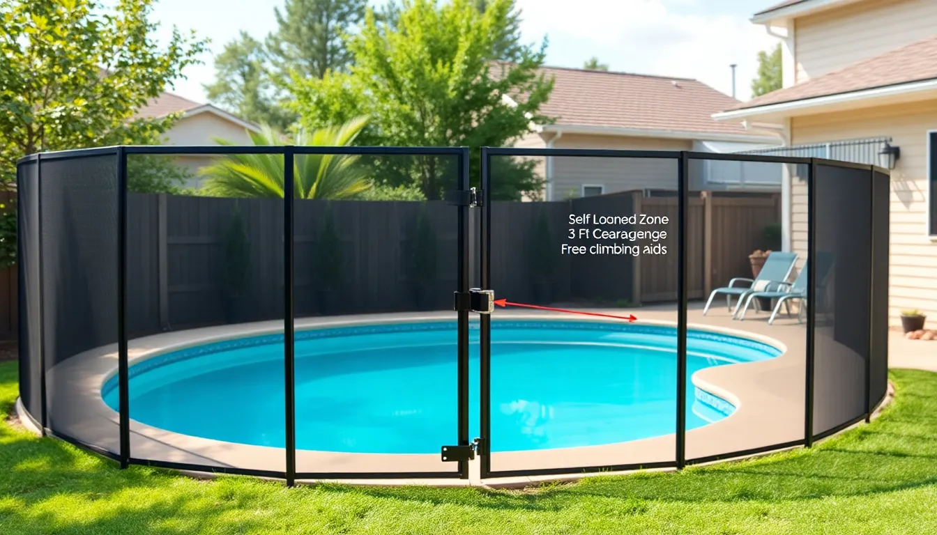 25 Pool Fence Ideas That Blend Safety With Stunning Style (2025 Guide) 14 25 Pool Fence Ideas That Blend Safety With Stunning Style (2025 Guide) 13