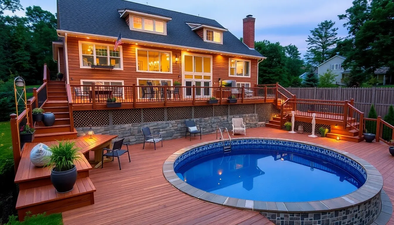 30 Above Ground Pool Ideas That Will Transform Your Backyard Into a Paradise 4 30 Above Ground Pool Ideas That Will Transform Your Backyard Into a Paradise 3