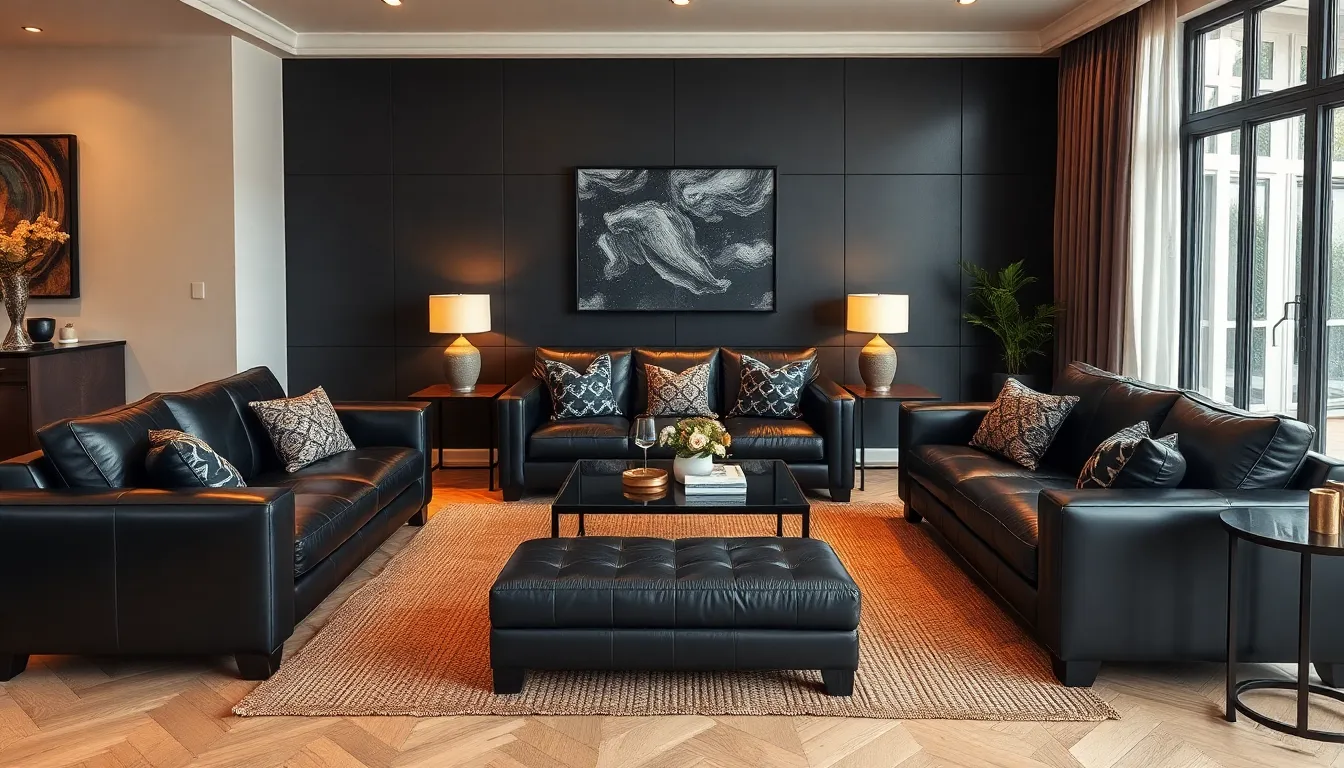 23 Stunning Black Living Room Ideas That Will Transform Your Space 4 23 Stunning Black Living Room Ideas That Will Transform Your Space 3