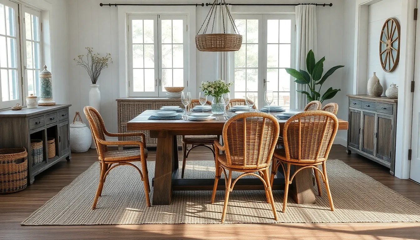 15 Coastal Dining Room Ideas That Bring Beach Vibes to Your Home 4 15 Coastal Dining Room Ideas That Bring Beach Vibes to Your Home 3