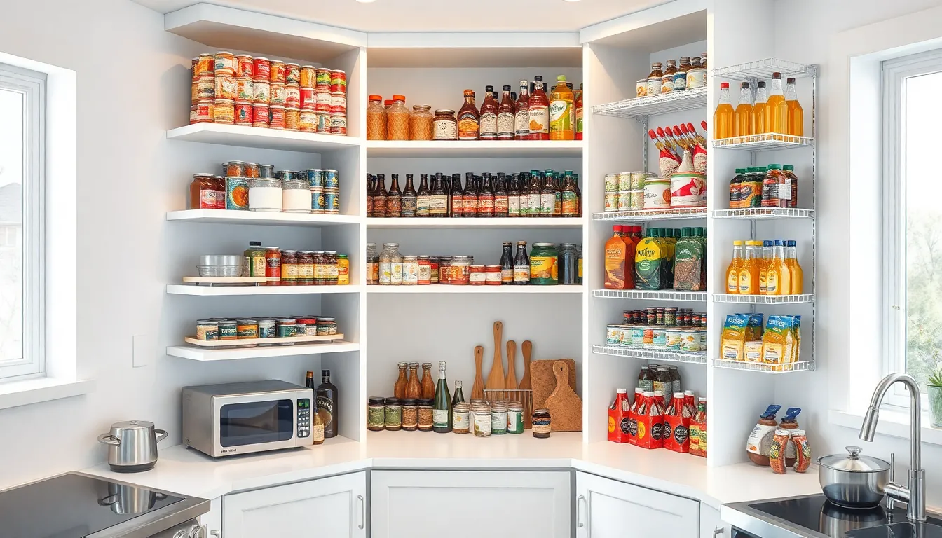 7 Genius Corner Kitchen Pantry Ideas That'll Transform Your Dead Space Into Storage Gold 4 7 Genius Corner Kitchen Pantry Ideas That'll Transform Your Dead Space Into Storage Gold 3