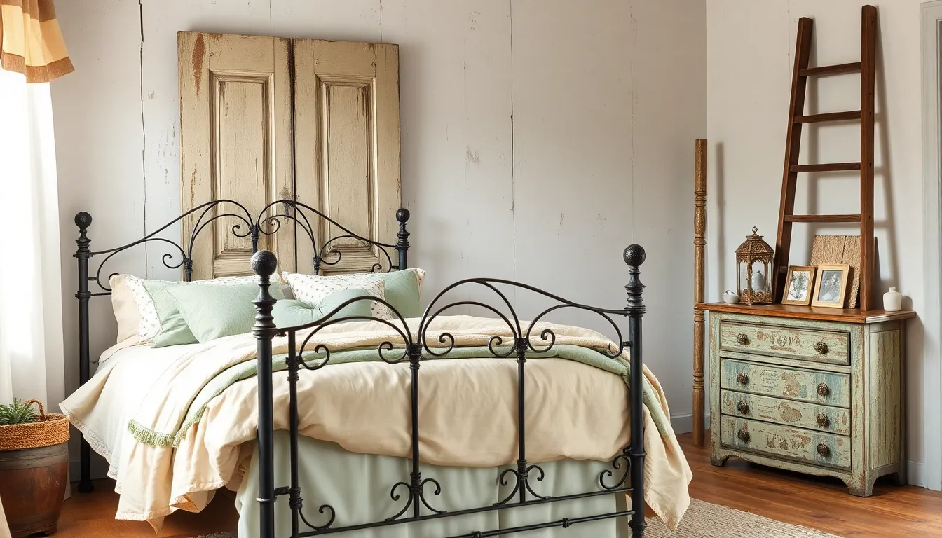 25 Country Bedroom Ideas to Transform Your Space into a Cozy Rustic Retreat 4 25 Country Bedroom Ideas to Transform Your Space into a Cozy Rustic Retreat 3