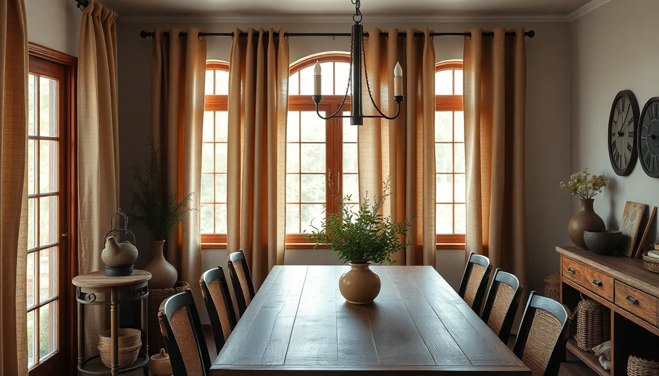 25 Stunning Dining Room Curtain Ideas That Transform Your Space Instantly 4 25 Stunning Dining Room Curtain Ideas That Transform Your Space Instantly 3