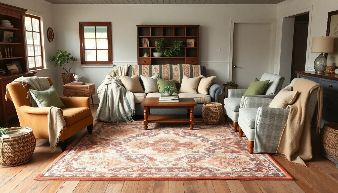 30 Cozy Farmhouse Living Room Decor Ideas to Transform Your Space 4 30 Cozy Farmhouse Living Room Decor Ideas to Transform Your Space 3