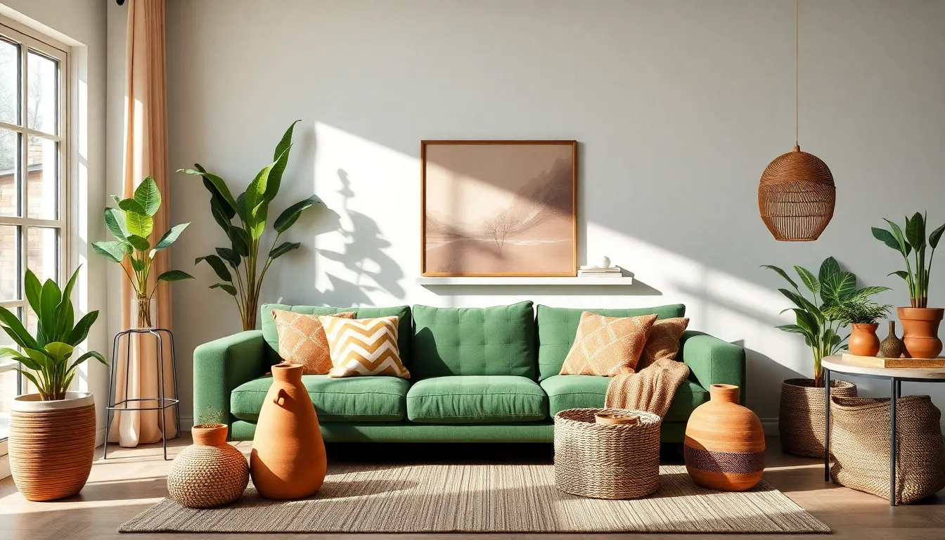 25 Stunning Green Sofa Living Room Ideas to Transform Your Space in 2025 4 25 Stunning Green Sofa Living Room Ideas to Transform Your Space in 2025 3