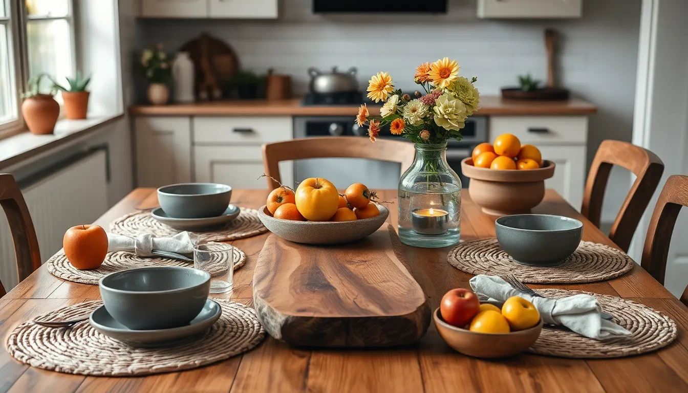 25 Stunning Kitchen Table Decor Ideas That Transform Your Space (On Any Budget!) 4 25 Stunning Kitchen Table Decor Ideas That Transform Your Space (On Any Budget!) 3