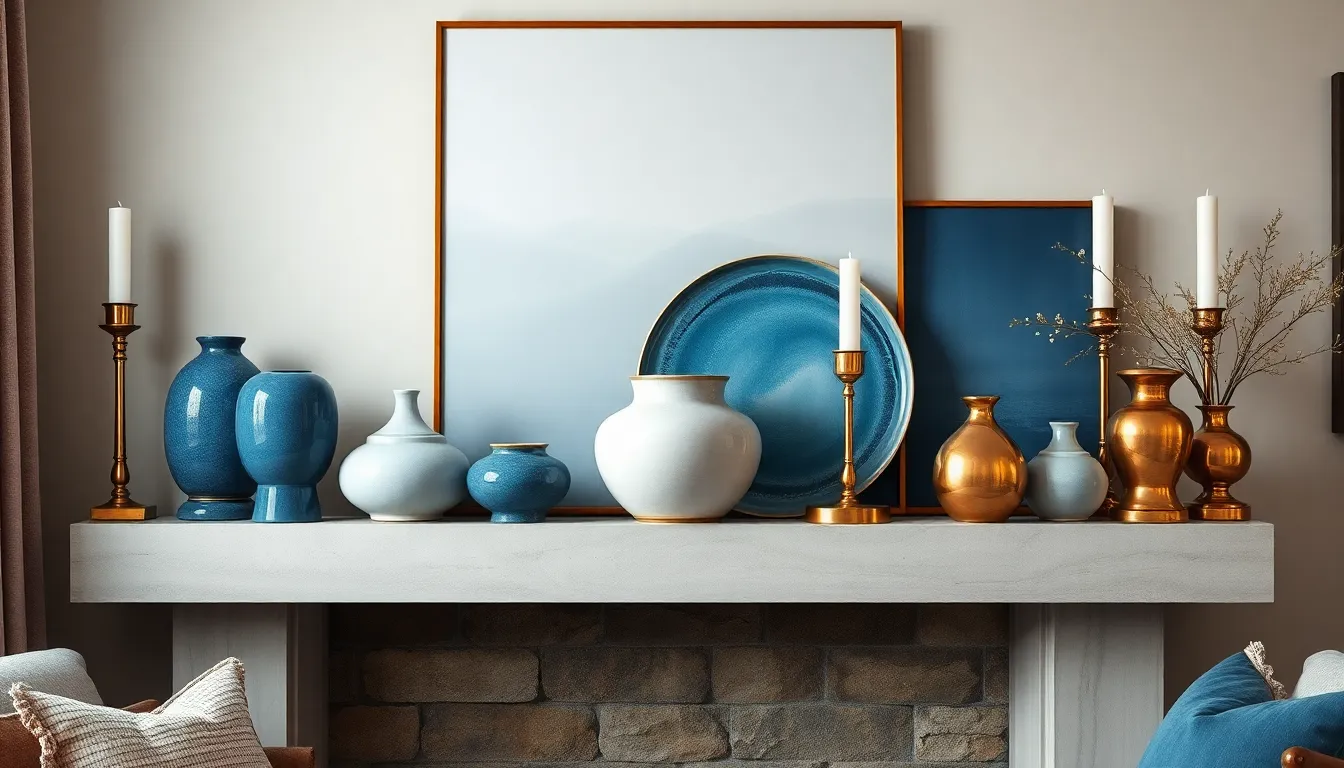 25 Stunning Mantle Decorating Ideas to Transform Your Fireplace (Budget-Friendly!) 4 25 Stunning Mantle Decorating Ideas to Transform Your Fireplace (Budget-Friendly!) 3