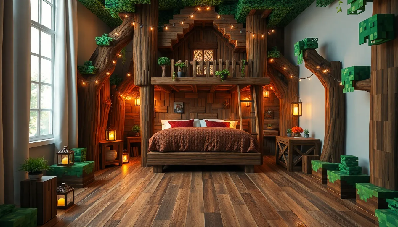 30+ Epic Minecraft Bedroom Ideas That'll Transform Any Room Into a Blocky Paradise 4 30+ Epic Minecraft Bedroom Ideas That'll Transform Any Room Into a Blocky Paradise 3