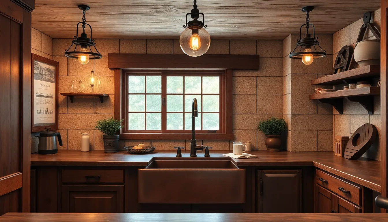 25 Rustic Kitchen Ideas That Blend Farmhouse Charm with Modern Function 4 25 Rustic Kitchen Ideas That Blend Farmhouse Charm with Modern Function 3