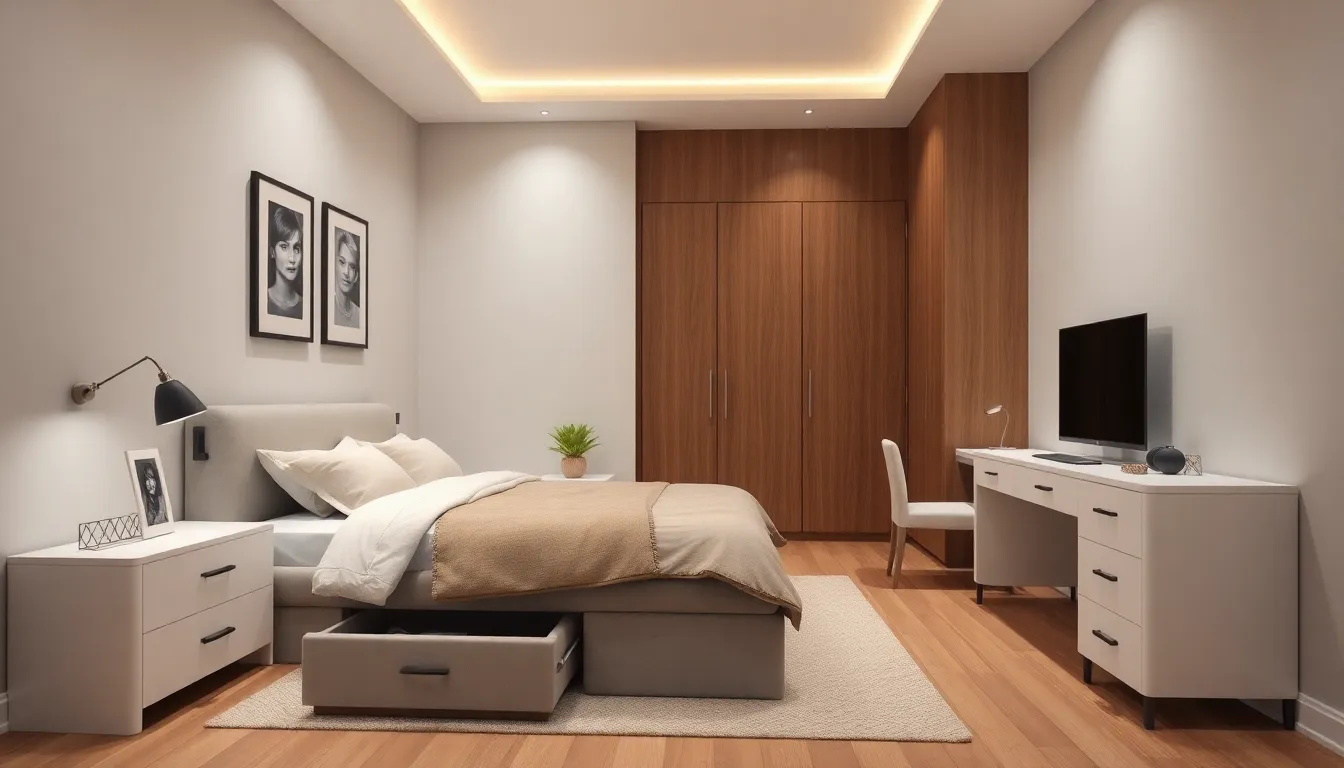 15 Small Bedroom Inspirations That Will Transform Your Tiny Space Into a Stylish Haven 4 15 Small Bedroom Inspirations That Will Transform Your Tiny Space Into a Stylish Haven 3
