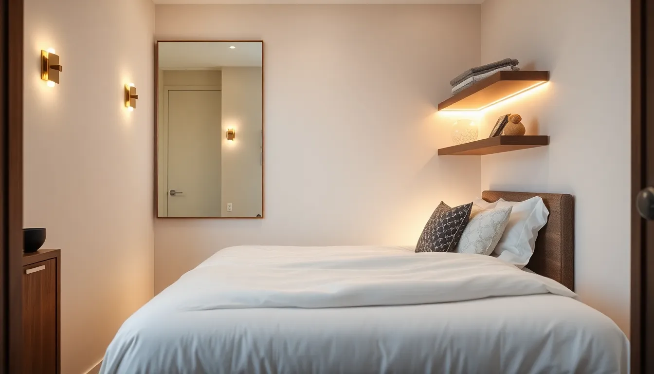 35 Small Guest Bedroom Ideas That Make Tiny Spaces Feel Luxurious (2025 Guide) 4 35 Small Guest Bedroom Ideas That Make Tiny Spaces Feel Luxurious (2025 Guide) 3