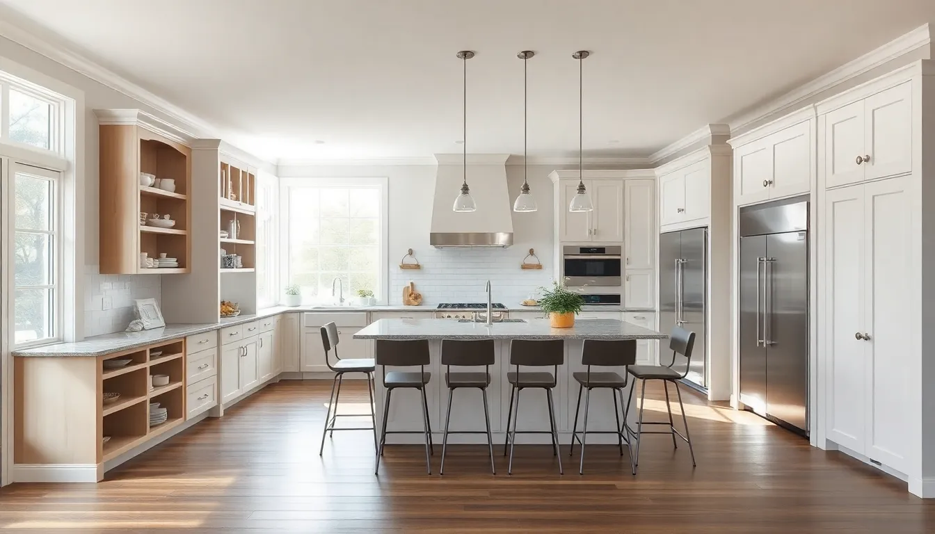 25 Stunning Transitional Kitchen Ideas That Blend Classic & Modern Style 4 25 Stunning Transitional Kitchen Ideas That Blend Classic & Modern Style 3