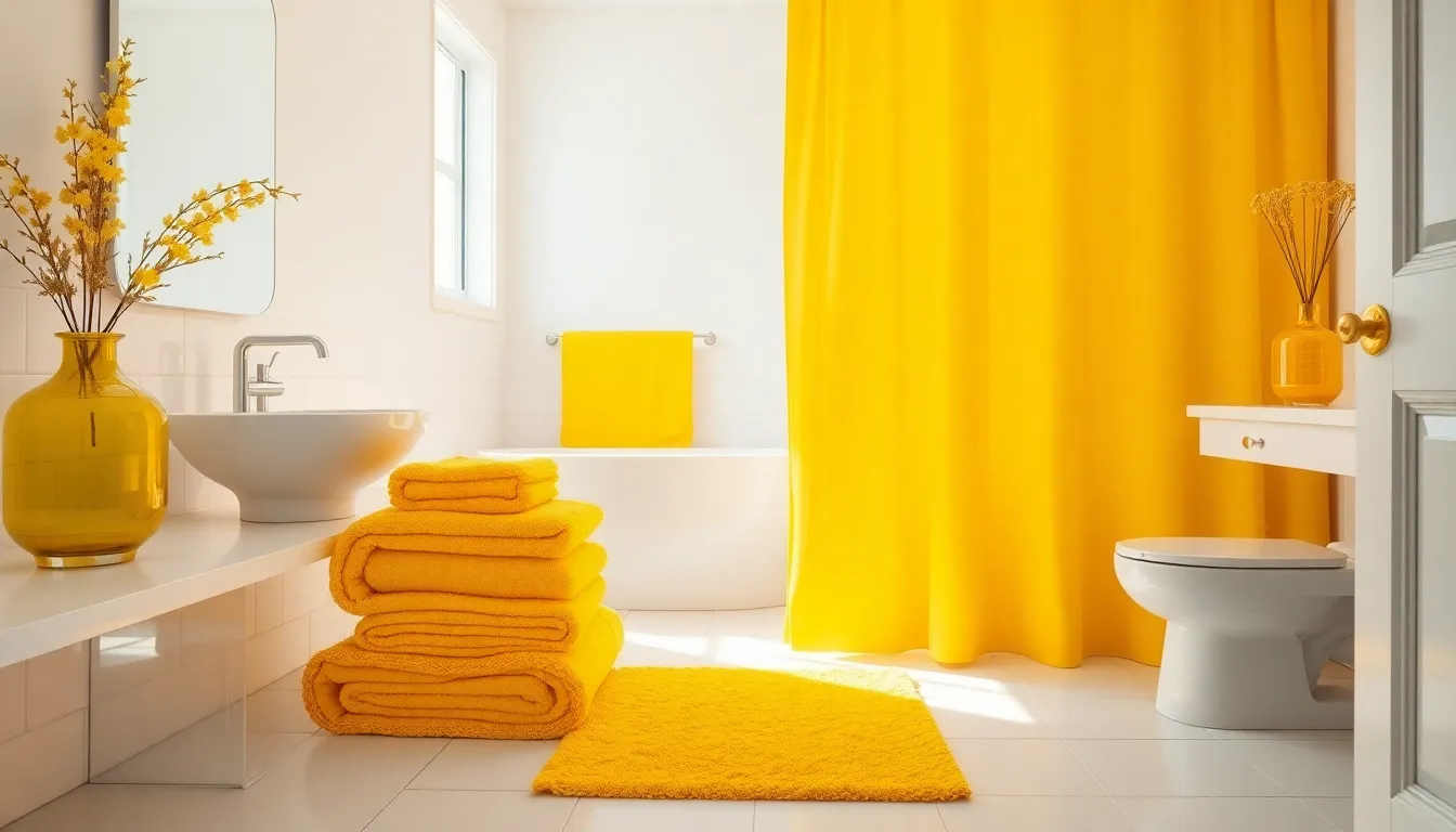 25 Stunning Yellow Bathroom Ideas to Brighten Your Space in 2025 4 25 Stunning Yellow Bathroom Ideas to Brighten Your Space in 2025 3