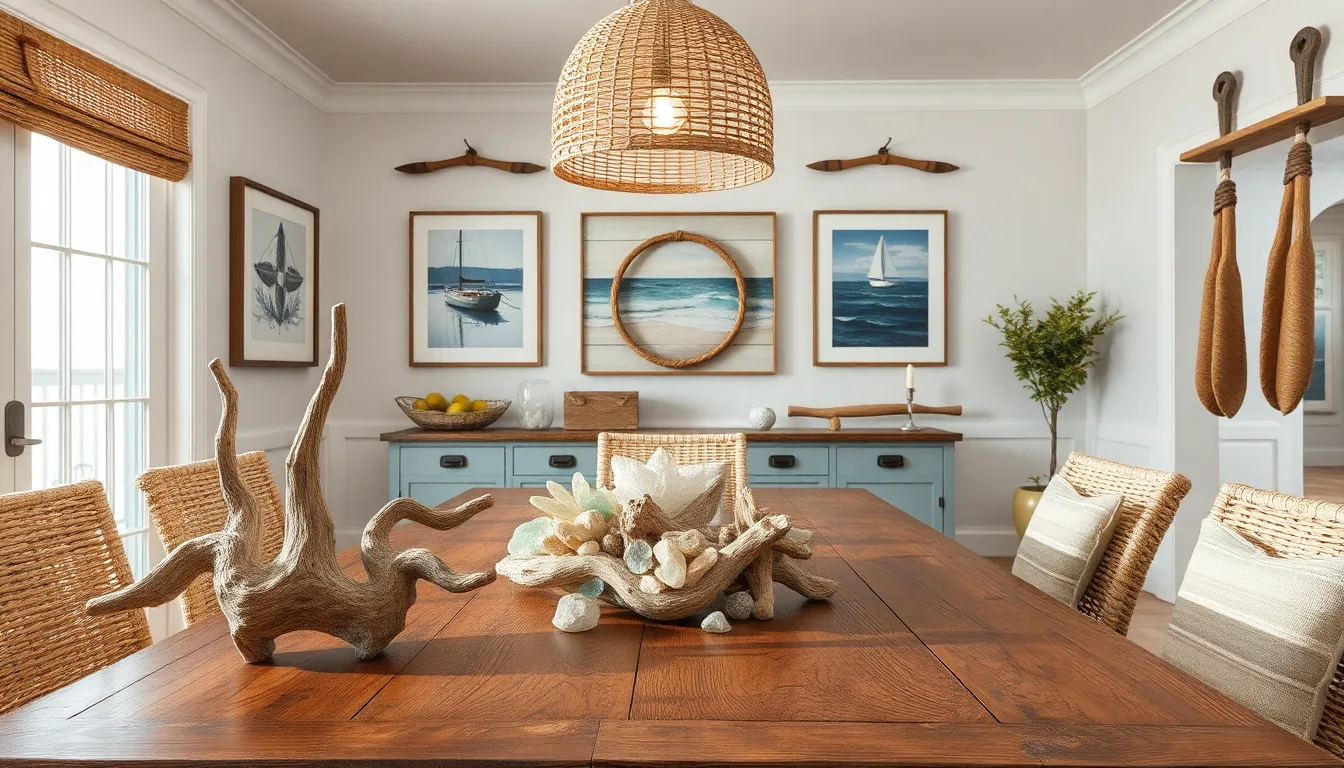 15 Coastal Dining Room Ideas That Bring Beach Vibes to Your Home 6 15 Coastal Dining Room Ideas That Bring Beach Vibes to Your Home 5