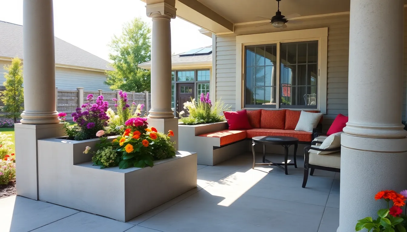 25 Stunning Concrete Porch Ideas That Will Transform Your Home's Curb Appeal 6 25 Stunning Concrete Porch Ideas That Will Transform Your Home's Curb Appeal 5