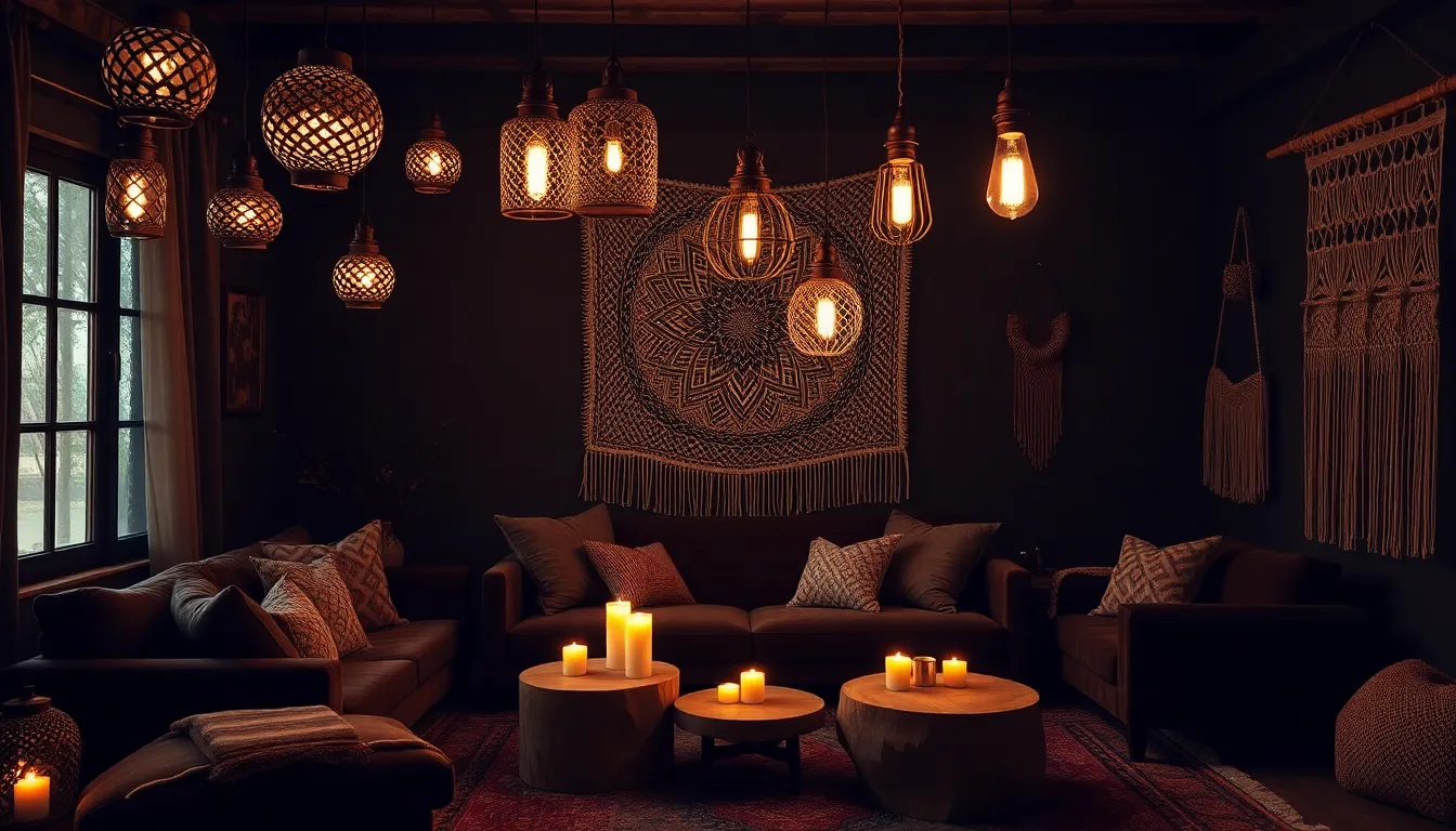 15 Dark Boho Living Room Ideas That Will Transform Your Space Into a Moody Paradise 5