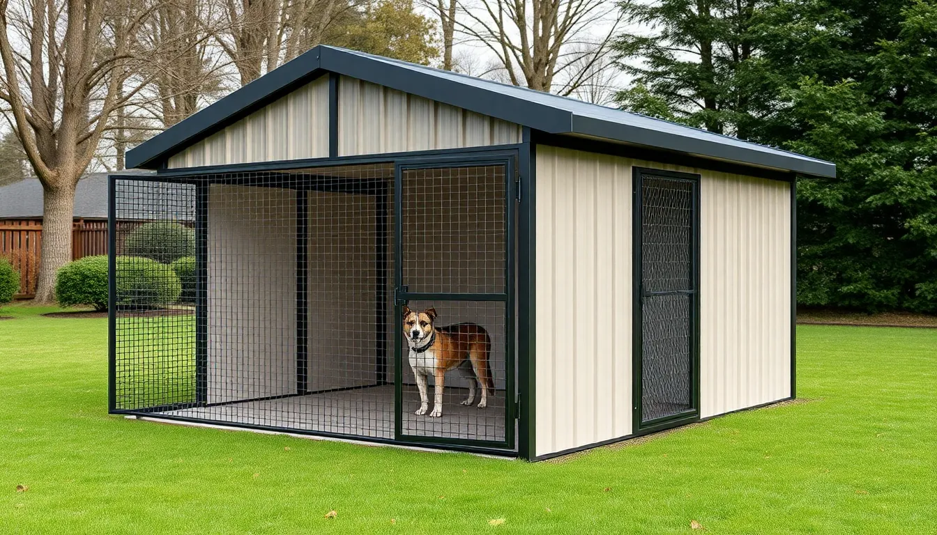 25 Creative Outdoor Dog Kennel Ideas That'll Keep Your Pup Safe & Happy 6 25 Creative Outdoor Dog Kennel Ideas That'll Keep Your Pup Safe & Happy 5