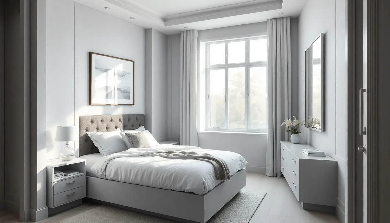 25 Stunning Gray Bedroom Ideas That'll Transform Your Space on Any Budget 6 25 Stunning Gray Bedroom Ideas That'll Transform Your Space on Any Budget 5