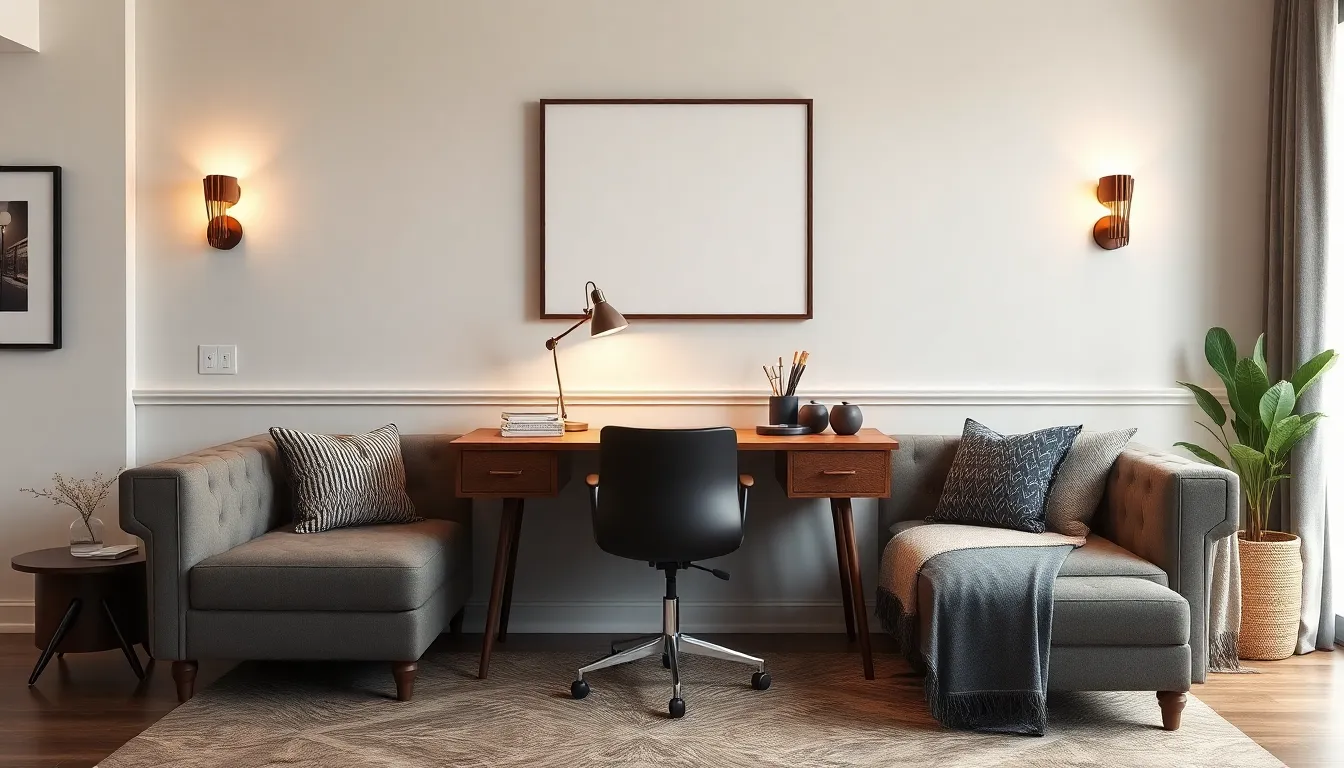 25 Brilliant Home Office in Living Room Ideas That Actually Work 6 25 Brilliant Home Office in Living Room Ideas That Actually Work 5