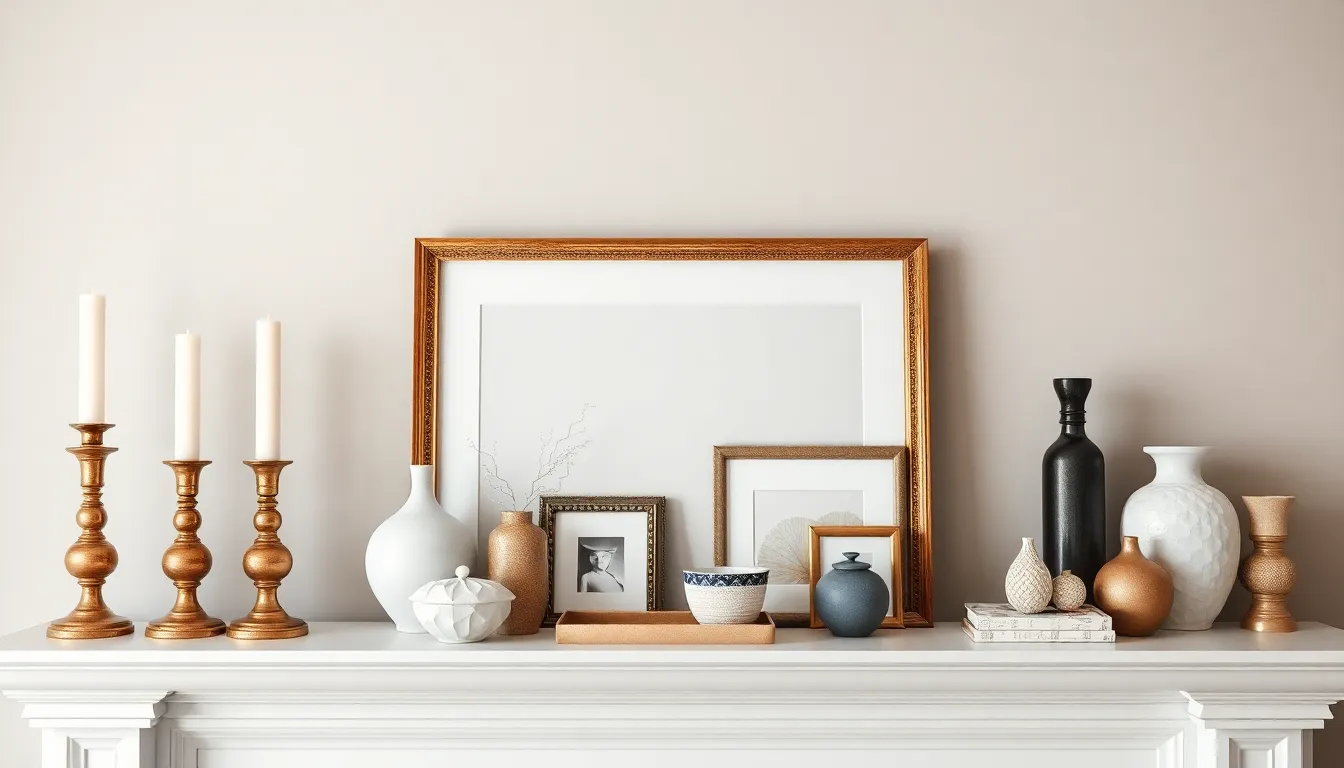 25 Stunning Mantel Decor Ideas That Will Transform Your Living Room 6 25 Stunning Mantel Decor Ideas That Will Transform Your Living Room 5