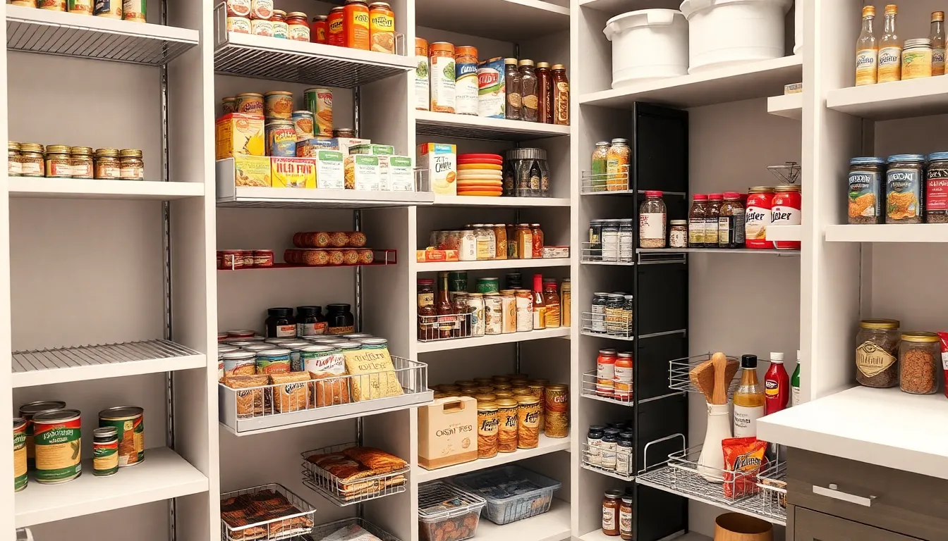 25 Clever Pantry Shelving Ideas That'll Transform Your Kitchen Storage 6 25 Clever Pantry Shelving Ideas That'll Transform Your Kitchen Storage 5