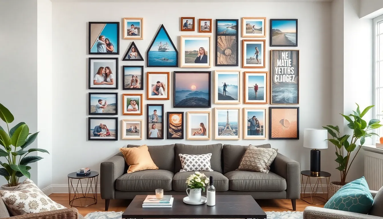 27 Stunning Photo Wall Ideas That Transform Any Blank Wall Into Art 6 27 Stunning Photo Wall Ideas That Transform Any Blank Wall Into Art 5