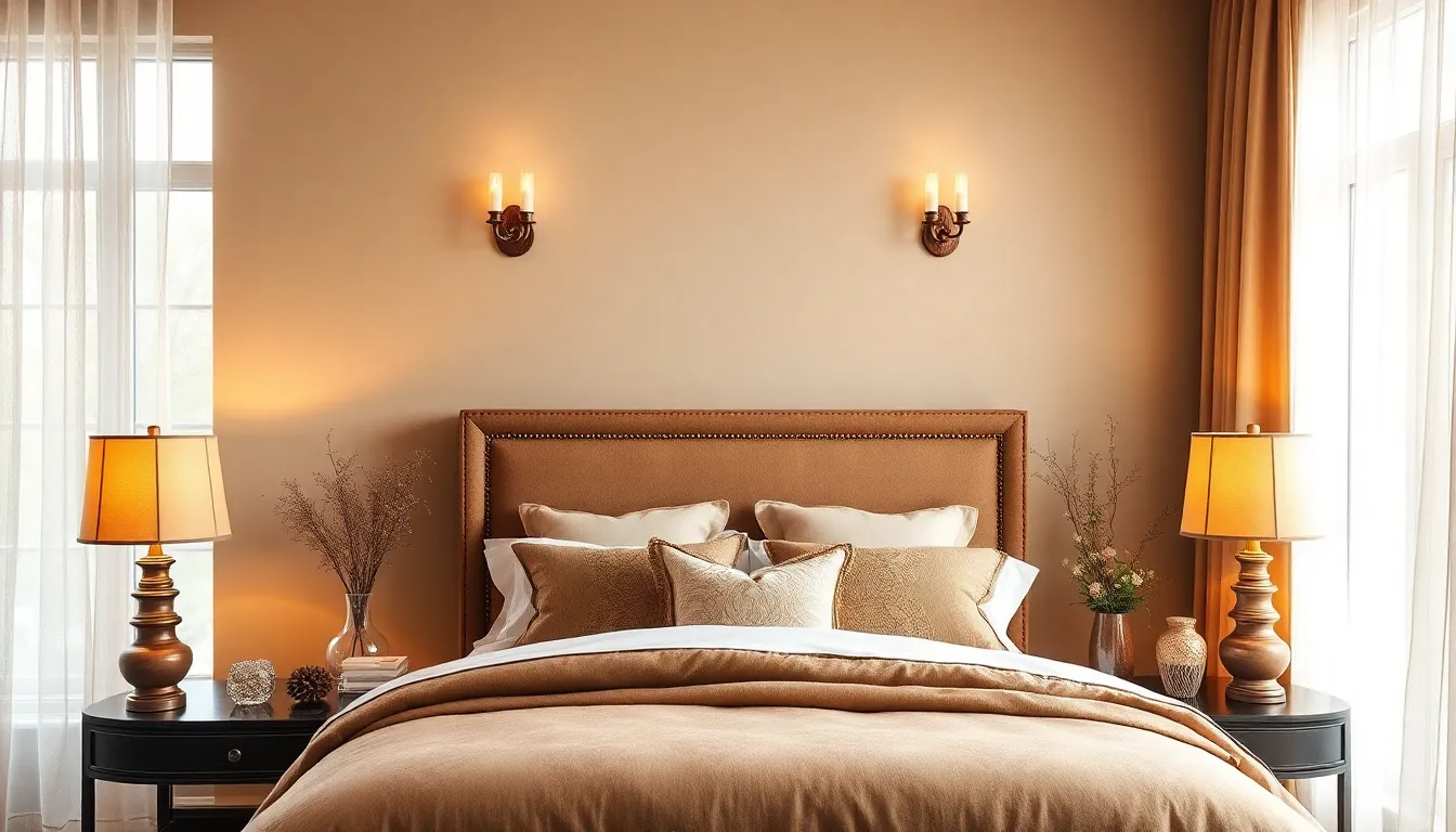 25 Stunning Tan Bedroom Ideas That'll Transform Your Space Into a Cozy Retreat 6 25 Stunning Tan Bedroom Ideas That'll Transform Your Space Into a Cozy Retreat 5