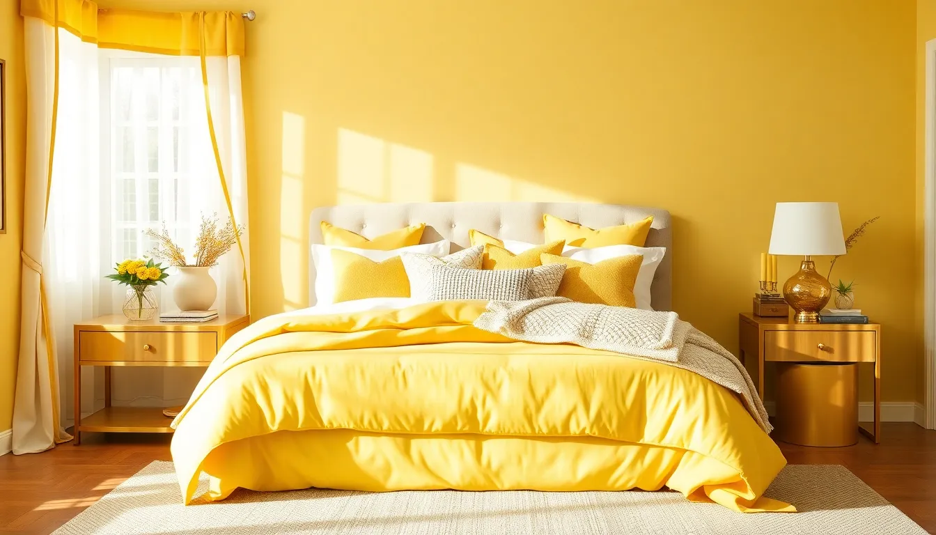 25 Stunning Yellow Bedroom Ideas to Brighten Your Space (2025 Guide) 6 25 Stunning Yellow Bedroom Ideas to Brighten Your Space (2025 Guide) 5