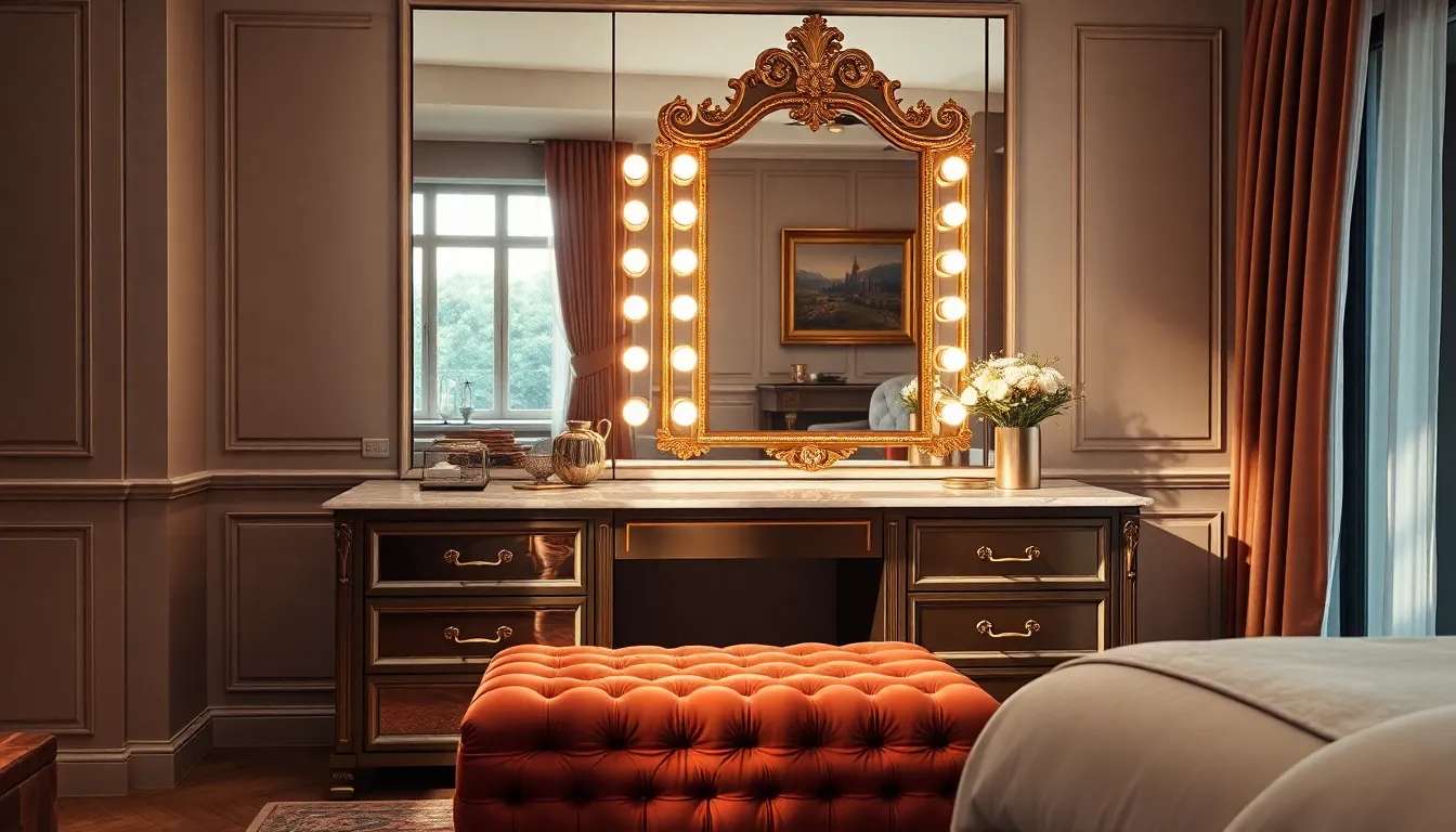 25 Stunning Bedroom Vanity Ideas That Transform Your Daily Routine (2025) 8 25 Stunning Bedroom Vanity Ideas That Transform Your Daily Routine (2025) 7