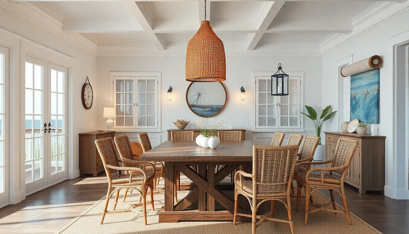 15 Coastal Dining Room Ideas That Bring Beach Vibes to Your Home 8 15 Coastal Dining Room Ideas That Bring Beach Vibes to Your Home 7