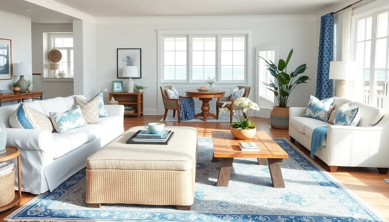 25 Stunning Coastal Living Room Ideas to Transform Your Space Into a Seaside Retreat 8 25 Stunning Coastal Living Room Ideas to Transform Your Space Into a Seaside Retreat 7