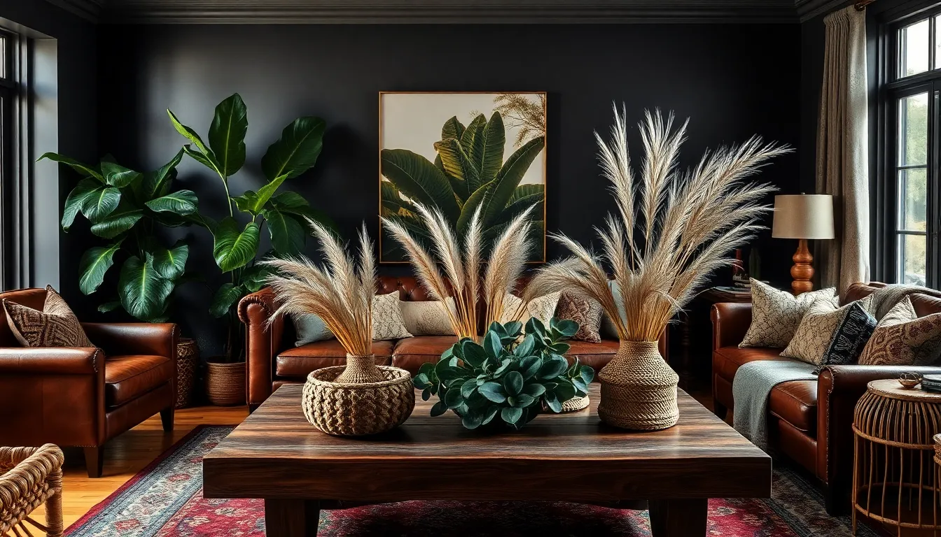 15 Dark Boho Living Room Ideas That Will Transform Your Space Into a Moody Paradise 7