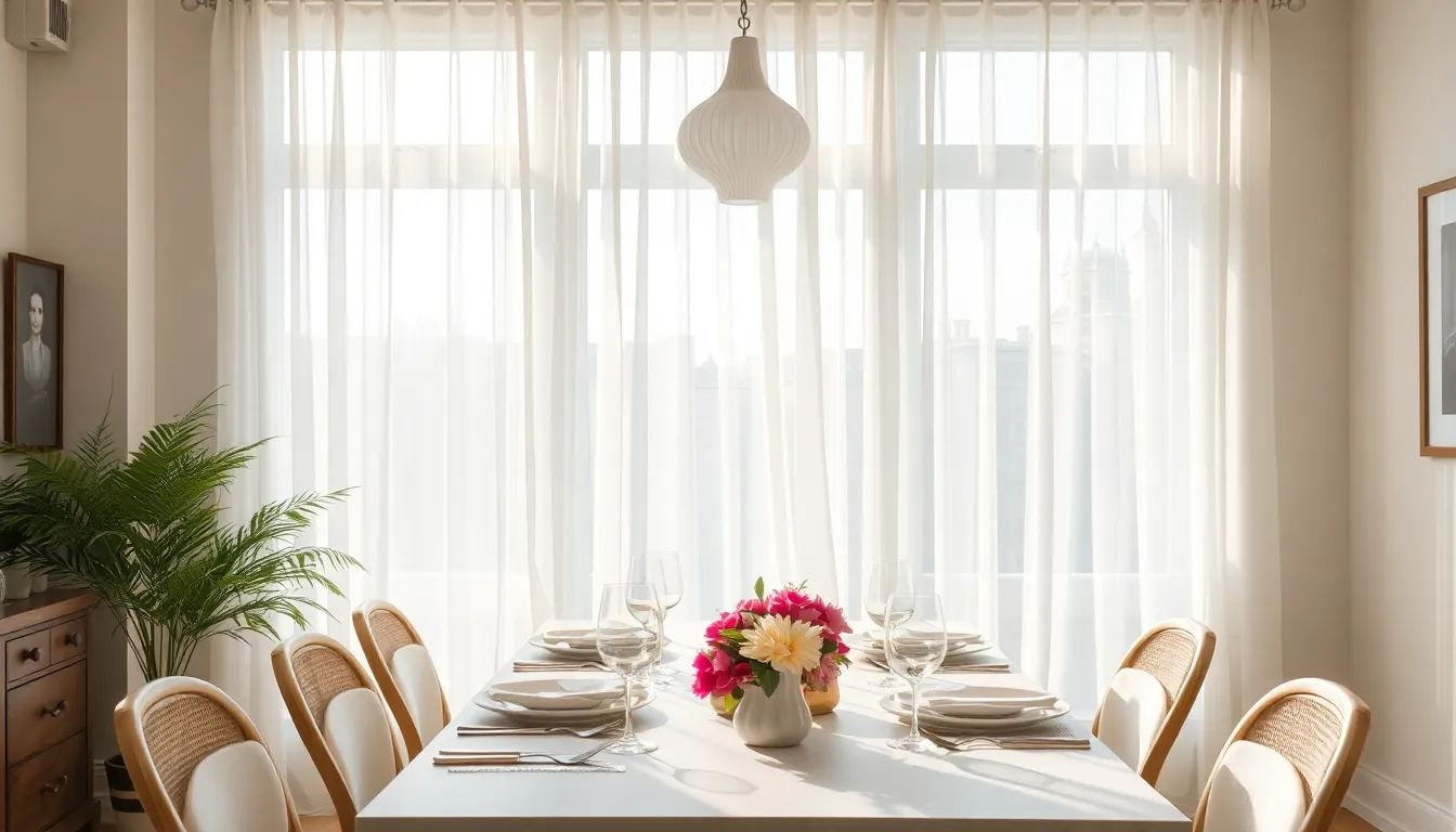 25 Stunning Dining Room Curtain Ideas That Transform Your Space Instantly 8 25 Stunning Dining Room Curtain Ideas That Transform Your Space Instantly 7