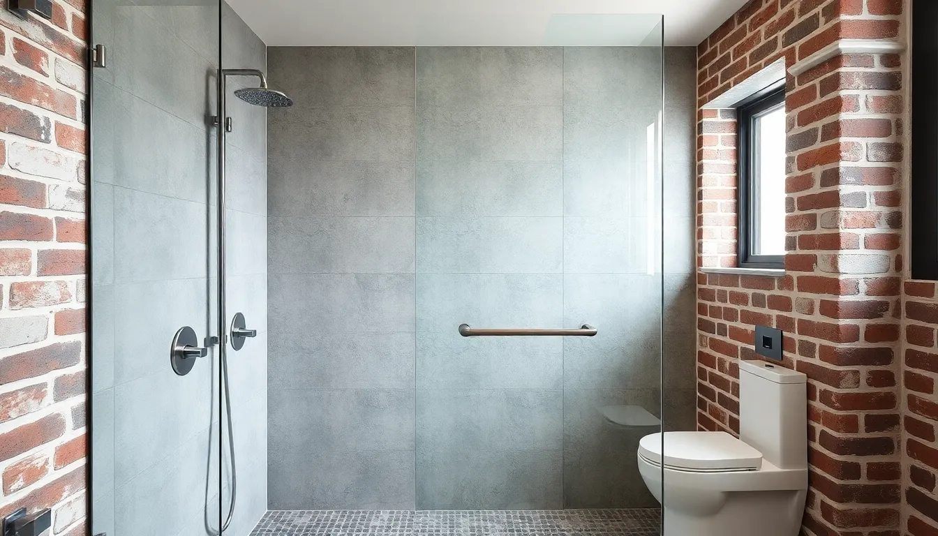 25 Stunning Half Wall Shower Ideas That Transform Your Bathroom Into a Spa Retreat 7