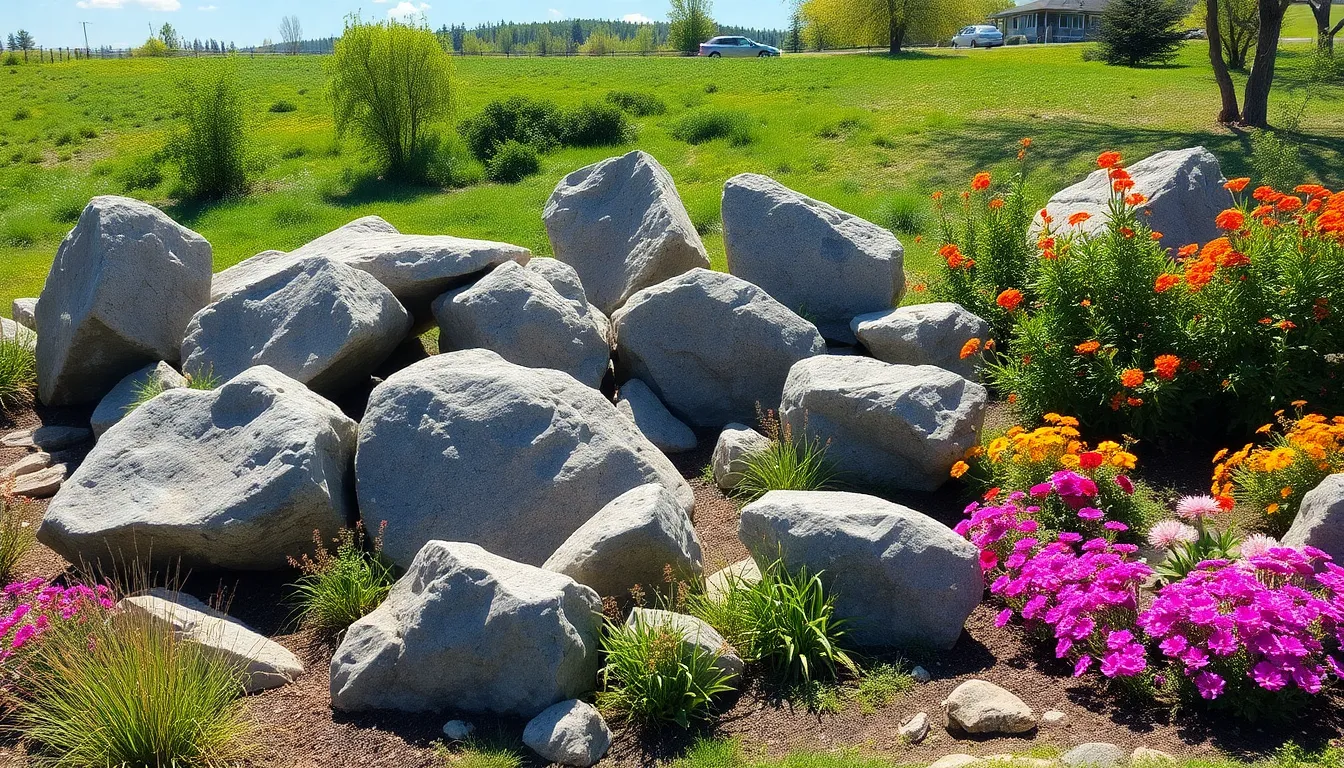 Landscaping With Large Rocks: Transform Your Yard Into a Stunning Natural Oasis 8 Landscaping With Large Rocks: Transform Your Yard Into a Stunning Natural Oasis 7