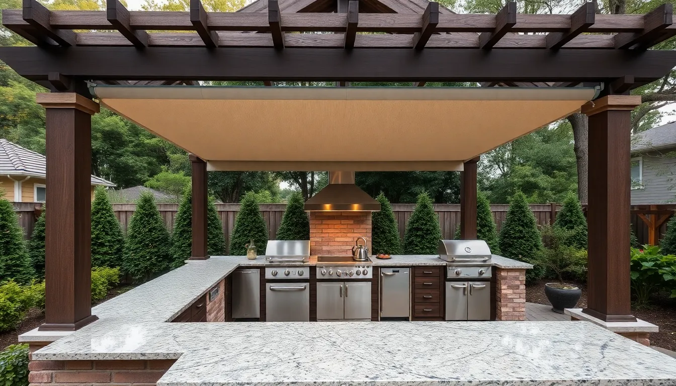 30 Stunning Outdoor Kitchen Ideas to Transform Your Backyard Into an Entertainment Hub 8 30 Stunning Outdoor Kitchen Ideas to Transform Your Backyard Into an Entertainment Hub 7
