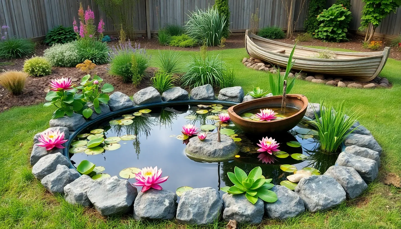 50+ Stunning Pond Ideas to Transform Your Backyard Into a Water Paradise 8 50+ Stunning Pond Ideas to Transform Your Backyard Into a Water Paradise 7