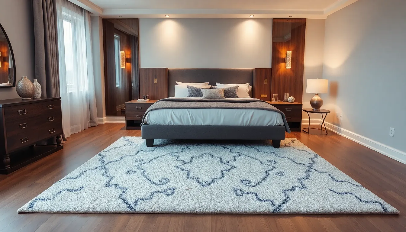 15 Stunning Rug Ideas for Bedroom Spaces That Transform Your Sleep Sanctuary 8 15 Stunning Rug Ideas for Bedroom Spaces That Transform Your Sleep Sanctuary 7