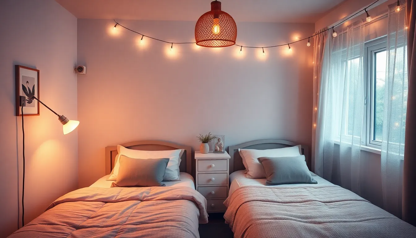 27 Shared Bedroom Ideas That Actually Work (Space-Saving + Privacy Solutions) 8 27 Shared Bedroom Ideas That Actually Work (Space-Saving + Privacy Solutions) 7