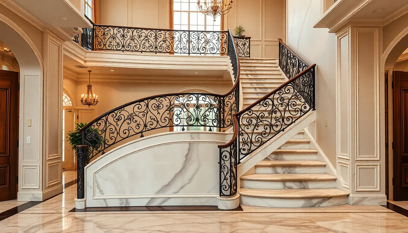 25 Stunning Stair Railing Ideas That Will Transform Your Home in 2025 8 25 Stunning Stair Railing Ideas That Will Transform Your Home in 2025 7