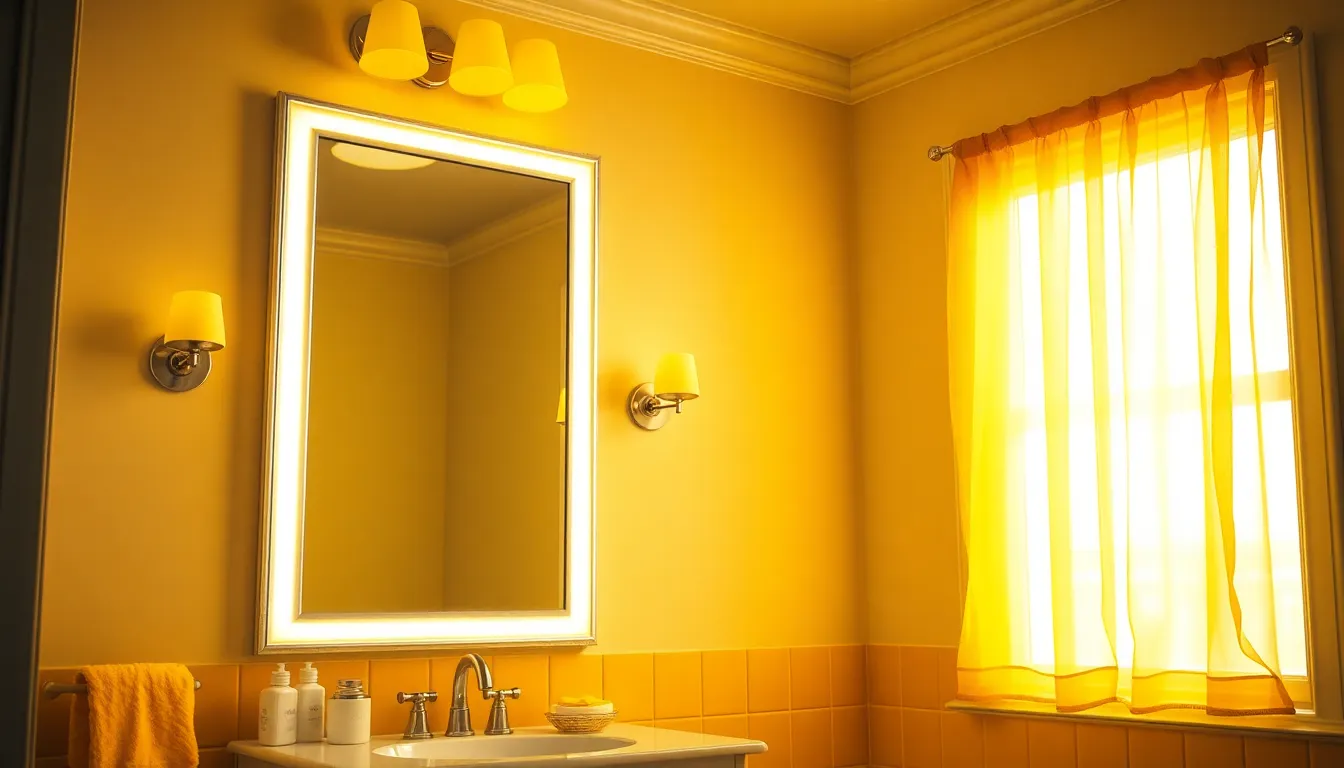 25 Stunning Yellow Bathroom Ideas to Brighten Your Space in 2025 8 25 Stunning Yellow Bathroom Ideas to Brighten Your Space in 2025 7