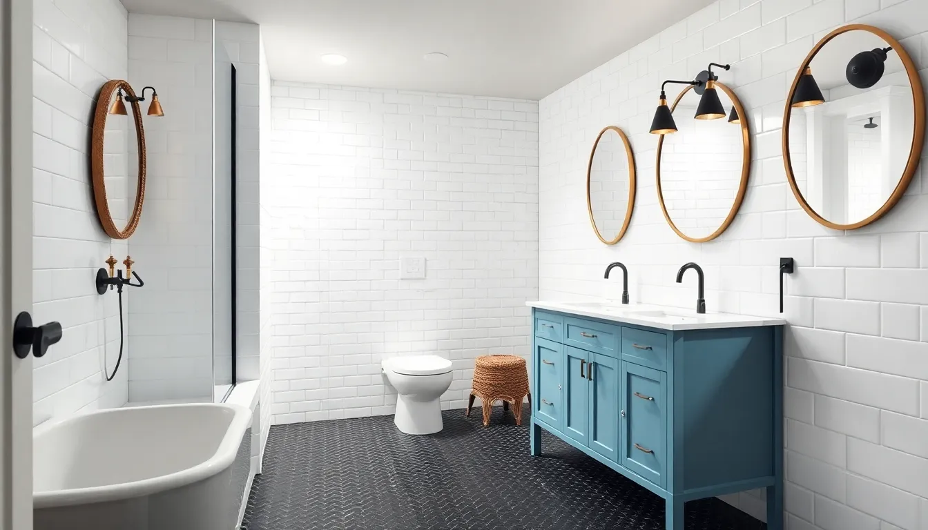 30 Creative Basement Bathroom Ideas That Add Value & Function to Your Home 10 30 Creative Basement Bathroom Ideas That Add Value & Function to Your Home 9