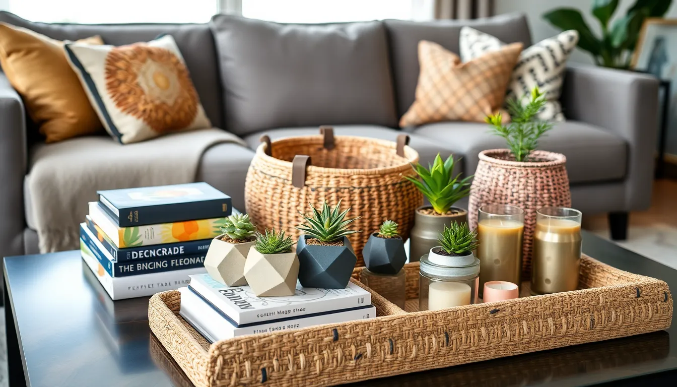 50+ Stunning Coffee Table Decor Ideas to Transform Your Living Room 10 50+ Stunning Coffee Table Decor Ideas to Transform Your Living Room 9