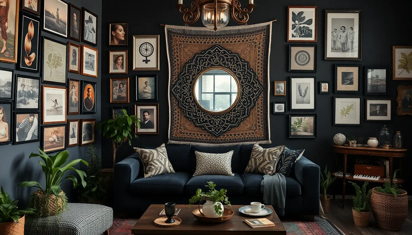 15 Dark Boho Living Room Ideas That Will Transform Your Space Into a Moody Paradise 9