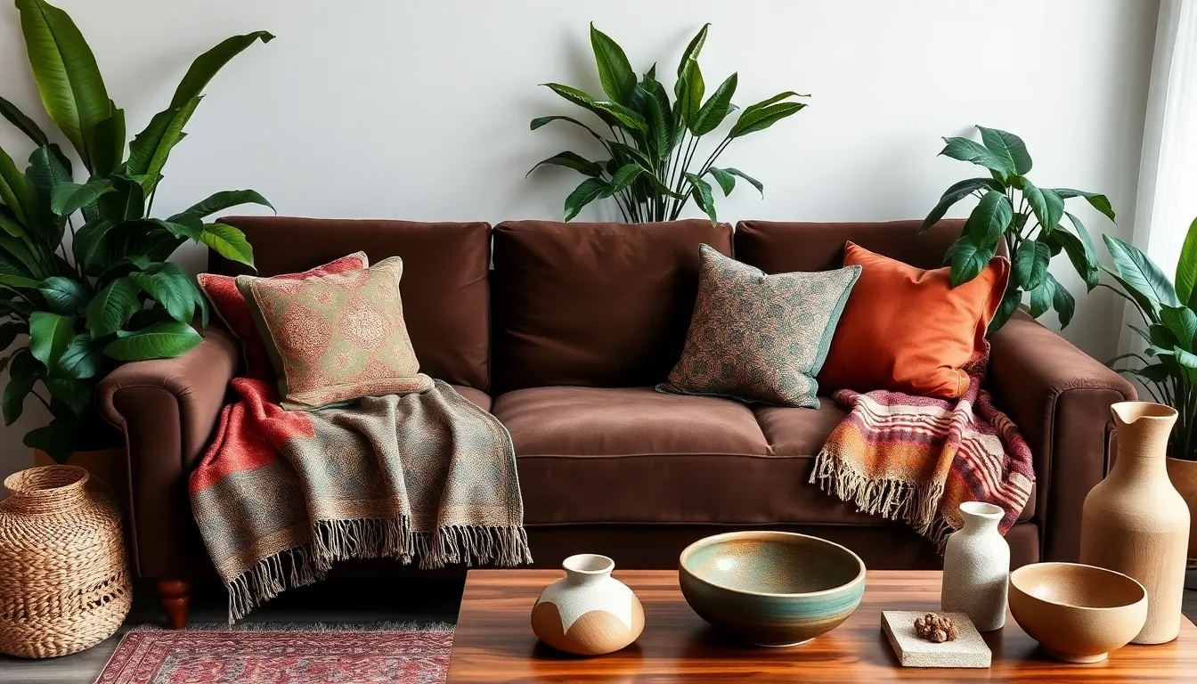 25 Dark Brown Sofa Living Room Ideas That'll Transform Your Space in 2025 9