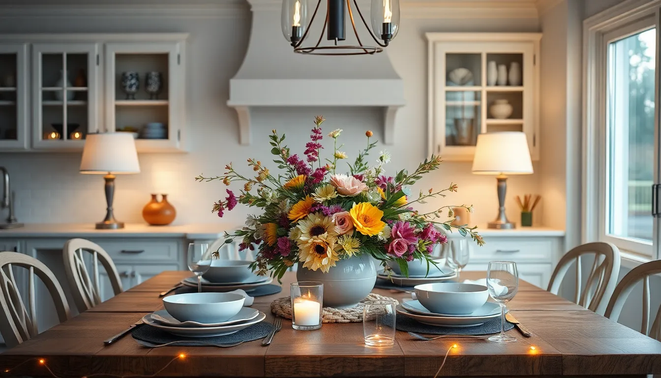 25 Stunning Kitchen Table Decor Ideas That Transform Your Space (On Any Budget!) 10 25 Stunning Kitchen Table Decor Ideas That Transform Your Space (On Any Budget!) 9