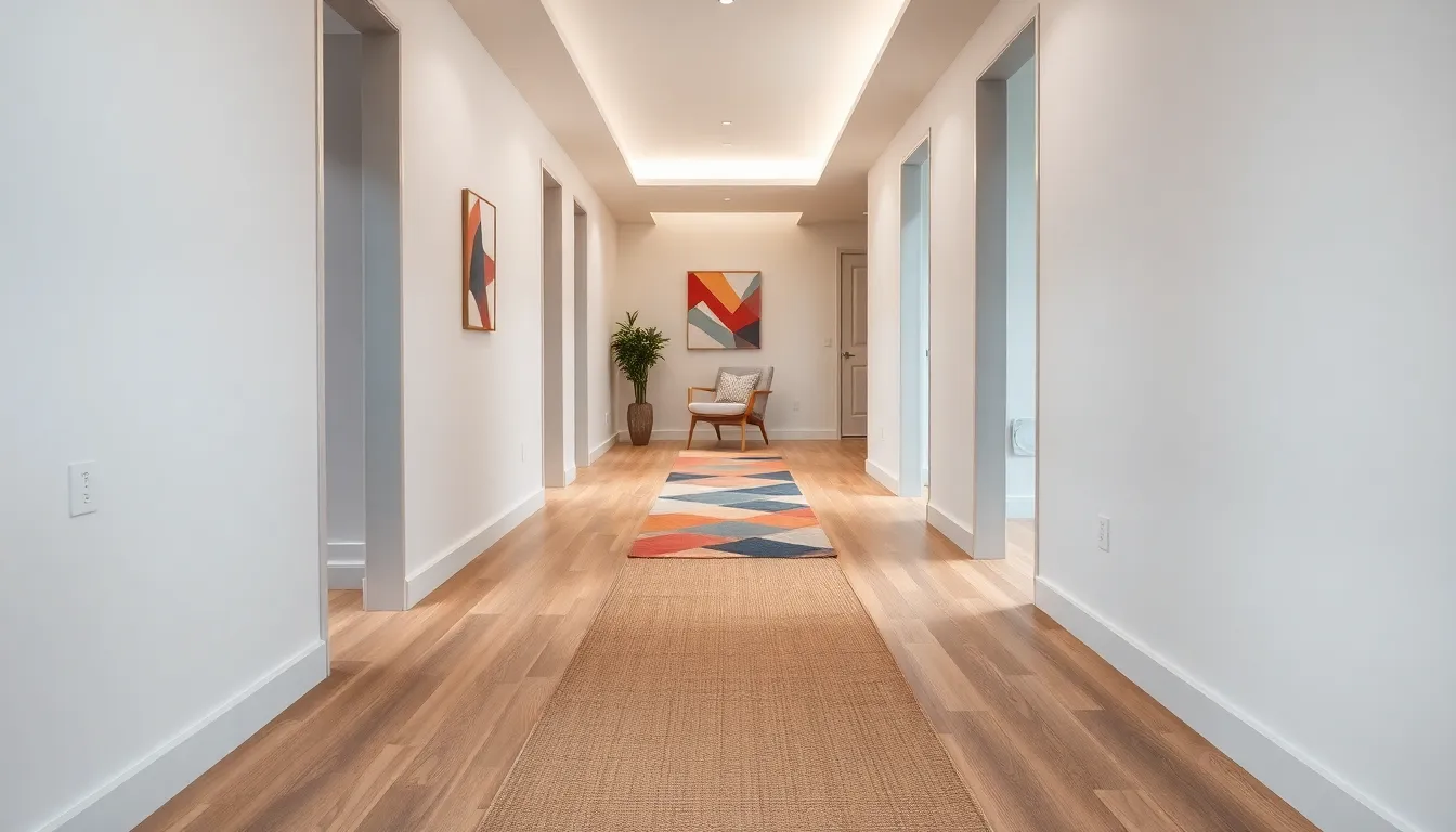 15 Stunning Long Hallway Decorating Ideas to Transform Your Narrow Space 10 15 Stunning Long Hallway Decorating Ideas to Transform Your Narrow Space 9