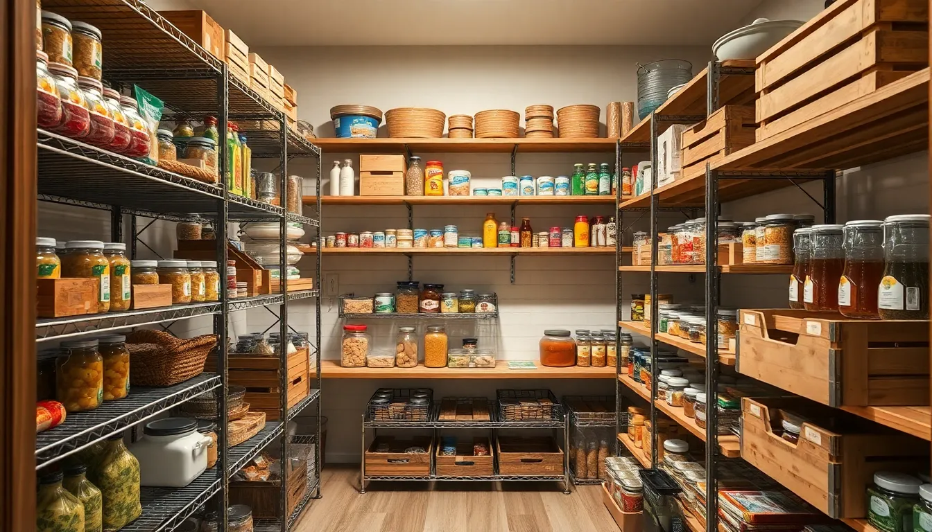 25 Clever Pantry Shelving Ideas That'll Transform Your Kitchen Storage 10 25 Clever Pantry Shelving Ideas That'll Transform Your Kitchen Storage 9