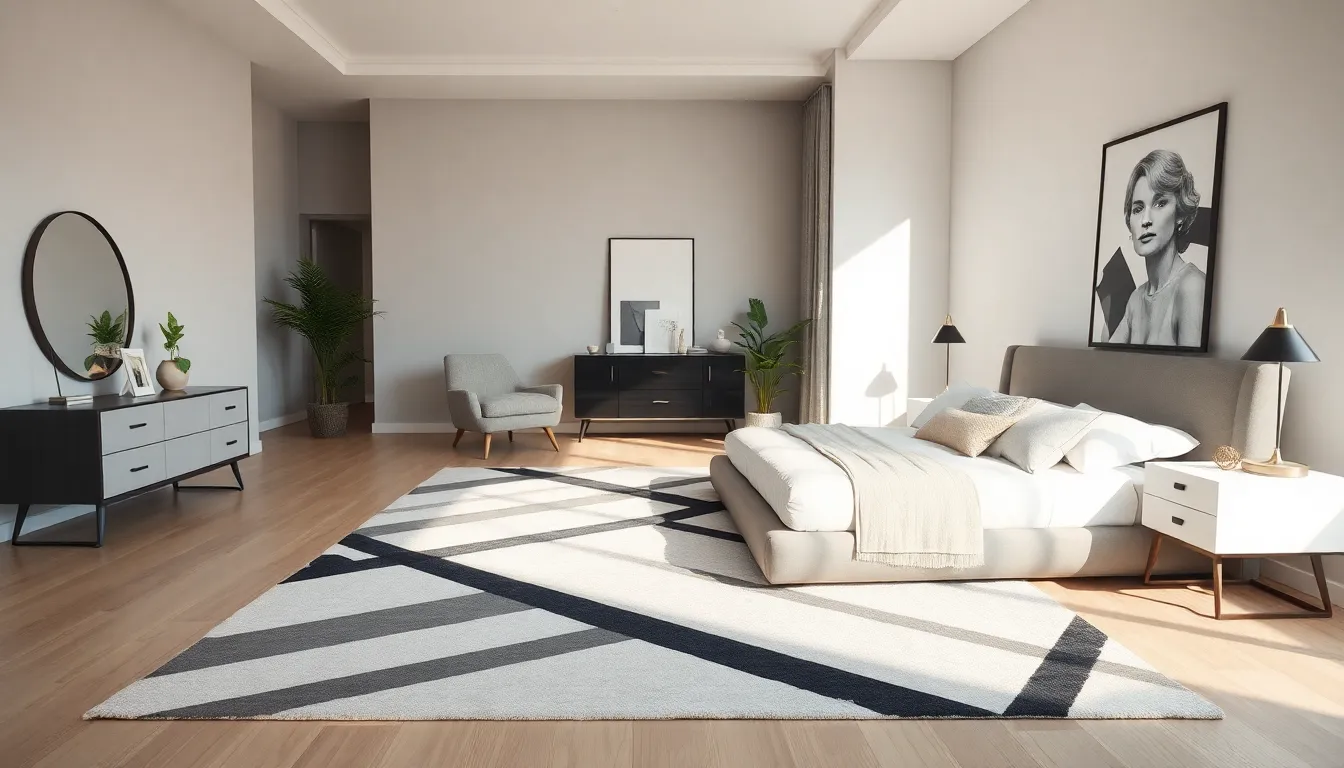 15 Stunning Rug Ideas for Bedroom Spaces That Transform Your Sleep Sanctuary 10 15 Stunning Rug Ideas for Bedroom Spaces That Transform Your Sleep Sanctuary 9