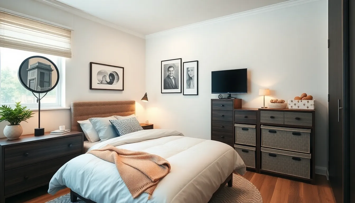 25 Small Bedroom Ideas for Couples That Maximize Space & Style 10 25 Small Bedroom Ideas for Couples That Maximize Space & Style 9